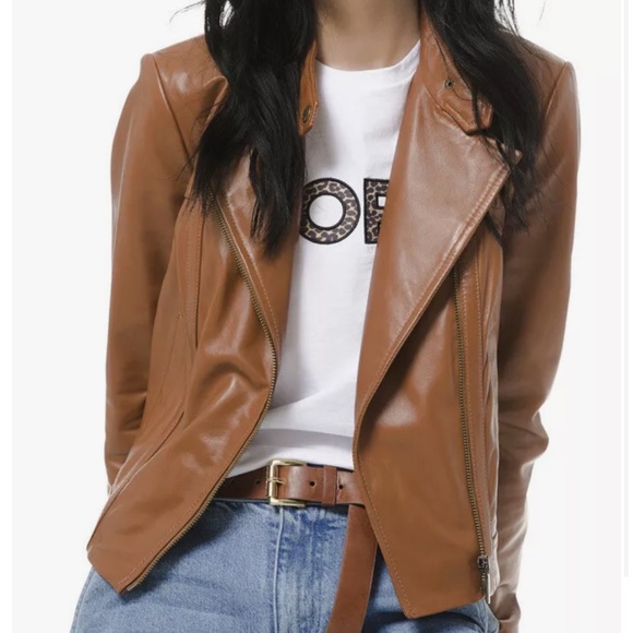 MICHAEL Michael Kors Jackets & Blazers - NWT MICHEAL KORS LEATHER JACKETS